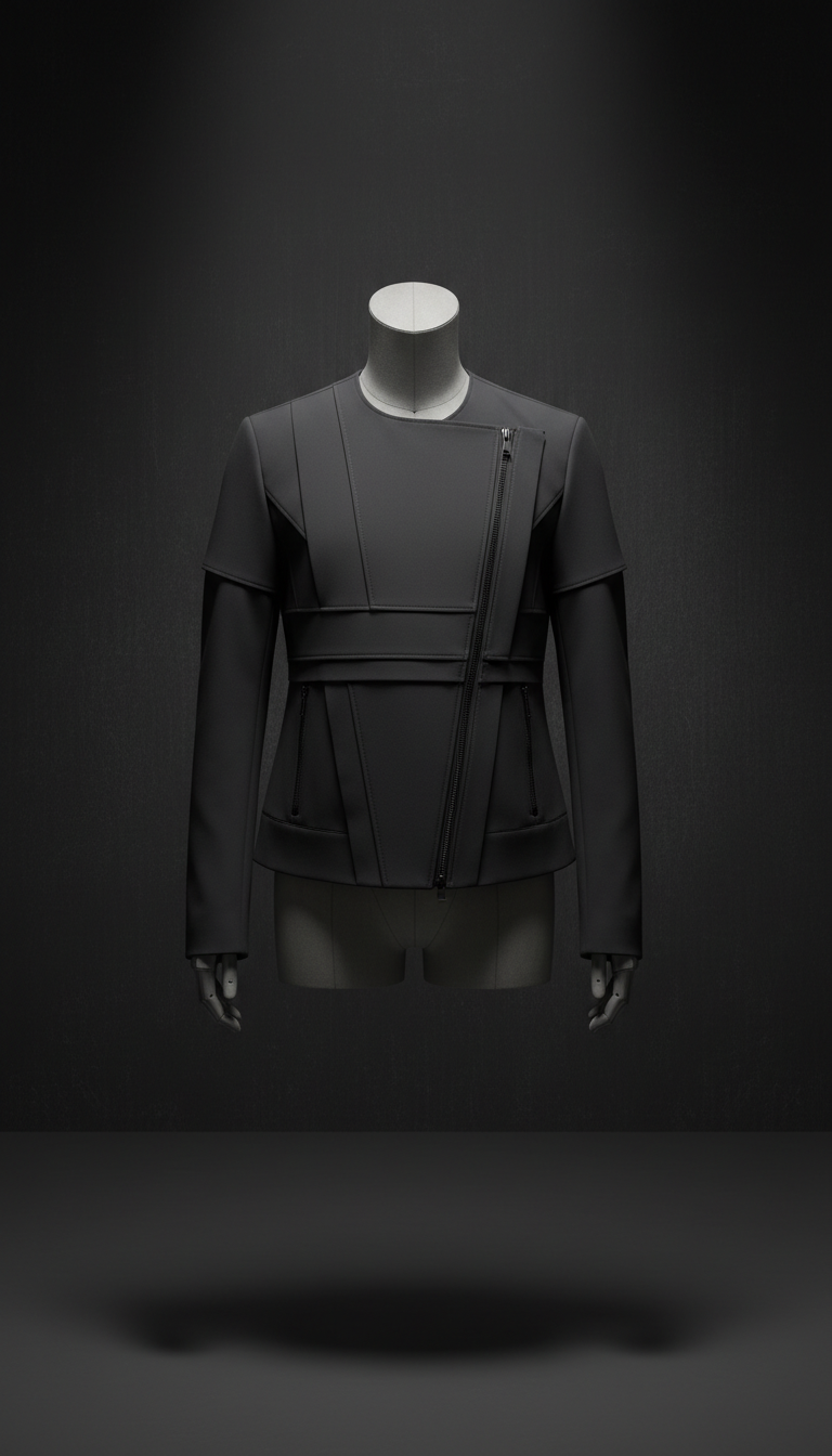 Layered Minimalist Tech Jacket
