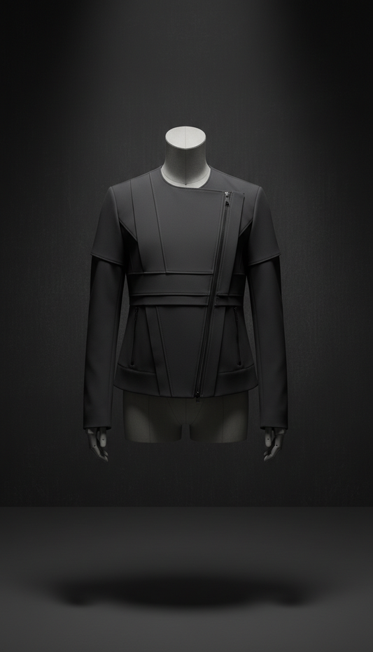 Layered Minimalist Tech Jacket